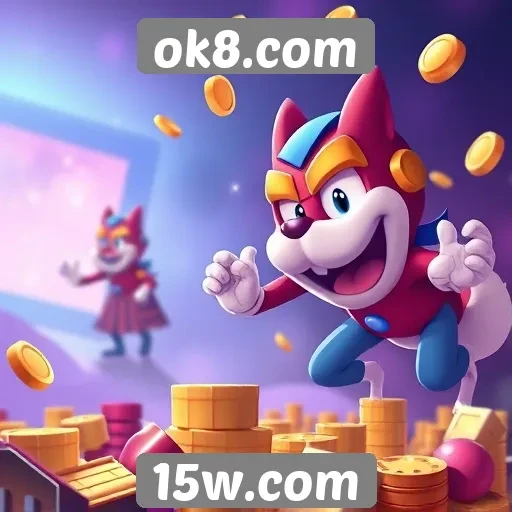 Funcionamento do sistema de jogos no ok8.com